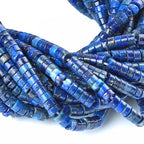 2x4MM 150PCS Lapis Lazuli Tube Cylinder Rondelle Abacus Disk Spacer Loose Beads for Jewelry Making - color: Lapis Lazuli, size: 2x4mm cylindrical