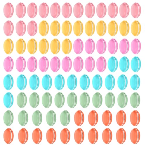 90 Pack Mini Macaron Boxes, Colorful Macaron Shaped Storage Containers for Jewelry, Pills, Beads, Travel Essentials & Craft Supplies - 6 Vibrant Colors