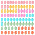 90 Pack Mini Macaron Boxes, Colorful Macaron Shaped Storage Containers for Jewelry, Pills, Beads, Travel Essentials & Craft Supplies - 6 Vibrant Colors
