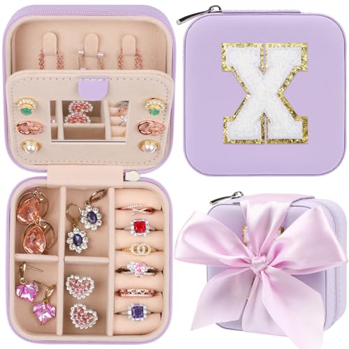 CHMI Purple Travel Jewelry Box - Organizer for Women & Girls - Birthday & Christmas Gifts - X - color: Purple, size: X