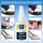 Meuvcol Shoe Glue,100g Super Glue for Shoe Heavy Duty, Clear Shoe Glue Sole Repair Kit, Waterproof Sneaker Glue for Rubber Soles, Boot, Leather, Heels, Tennis, Strong Boot Fix Glue, Insole Adhesive - size: 100g, style: Shoe Glue