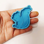 Super Glossy Koala Squirrel Silicone Resin Mold DIY Keychain Necklace Pendant Jewellery Making Mould Epoxy Resin Mold