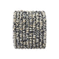 BEADIA Natural Dalmatian Disk Stone Beads 4x2mm 160pcs Rondelle Loose Semi Gemstone Beads for Jewelry Making Design - color: Dalmatian