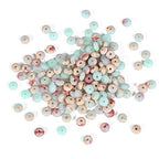 BEADIA Natural Shoushan Disk Stone Beads 4x2mm 160pcs Rondelle Loose Semi Gemstone Beads for Jewelry Making Design - color: Shoushan