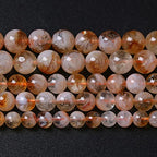 10MM 38PCS Natural Stone Citrine A Grade Quartz Crystal Loose Beads for Jewelry Making DIY Bracelet Necklace 1 Strand 15’’ - color: Citrine A, size: 10mm