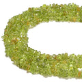 Gemstone Chips Natural Green Peridot Lazuli 3-5mm Healing Crystals Waist Bracelets Necklace Kit Irregular Stone DIY Crafts Design Jewelry Making Approxi 32 inch - color: Green Peridot Chips