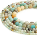 Zenkeeper About 180 Pcs Amazonite Beads for Jewelry Making 4 MM Amazonite Gemstones Loose Stone Beads - color: Amazonite, size: 4MM, about 180pcs