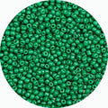 8/0 Glass Seed Beads Bulk, Green 3mm Tiny Round Craft Seed Bead, Small Mini Pony Beads for Jewelry Making Bracelet Necklace Wrist Beading Weaving Supplies, 2500pcs - color: Green