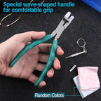 6 Inches Optical Trident Pliers Adjusting Eyeglasses Leg Eyeglass Adjustment Tools Professional Eyeglasses Adjusting Frame Bending Bridge Temple Pliers with Screwdriver and Glasses Cloth - style: Optical Trident Plier