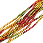 ECYC Ltd 10g 1.5mm French Bullion Wire, Spiral Copper Coil Wire French Coil Embroidery Wire French Metallic Wire Flexible Jewelry Wire for Embroidery, Beading, Jewelry Making, Garment Design - color: Rainbow