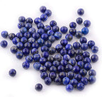 Natural Stone Beads 100pcs 8mm Lapis Lazuli Round Genuine Real Stone Beading Loose Gemstone Hole Size 1mm DIY Charm Smooth Beads for Bracelet Necklace Earrings Jewelry Making (Lapis Lazuli Blue, 8mm) - color: Lapis Lazuli Blue, size: 8mm
