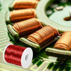 MECCANIXITY 22 AWG Magnet Wire, 22 Gauge Enameled Copper Wire, 1 Lb Magnetic Coil Wire for Transformer, Motor, Electric, 155C(311F) - size: 22 AWG