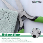 Flat Nose Pliers 5 Inches Mini Duck Bill Pliers Chain Nose Pliers Smooth Jaw Pliers Flat Nose Jewelry Pliers Precision Jewelry Making Hand Tools for Jewelry Making Wire Bending - style: Flat Nose Pliers