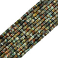 300pcs Natural African Turquoise Heishi Spacer Beads 2x4mm Genuine Real Disc Stone Beading DIY Charm Smooth Loose Gemstone Beads for Jewelry Making Bracelets Necklaces Earrings Crafts - color: African Turquoise