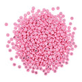 BEEFLYING 632Pcs 10MM Plating Opaque Acrylic Alphabet Beads Acrylic Letter Beads Flat Round Disc Loose Spacer Beads for Jewelry Bracelet Necklace Earring Making DIY Crafts, Pearl Pink - color: Pearl Pink