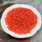 1000pcs Round Letter Beads 4x7mm Acrylic Alphabet Beads Spacer Beads for Jewelry Making Bracelets Necklace Earring Key Chains DIY Craft(C-White Letter Orange Bead) - color: C-White Letter Orange Bead