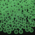 200PCS Letter Beads Glow in The Dark 4x7mm Acrylic Alphabet Letter R Beads for Jewelry Making Bracelet - color: R-200PCS
