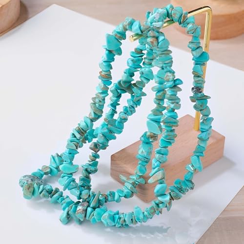 200pcs Natural Chip Stone Beads Gemstone Healing Crystal Loose Rocks Bead Irregular Glass Seed Charm Beads Drilled DIY for Jewelry Bracelet Necklace Earrings Making Crafting Supplies (Green, 5-8mm) - color: green