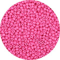 2000pcs Light Pink Glass Seed Beads, Colorful Tiny 4mm Beads for Jewelry Making, Beading Supplies. - color: Light Pink
