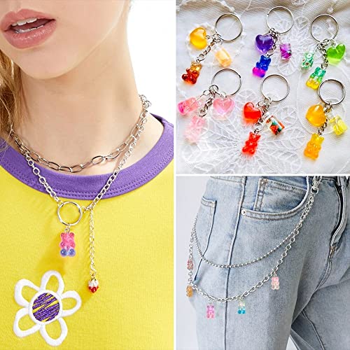 Craftdady Resin Plastic Miniature Food Snack Pendants Charms Ice Drink Juice Pendants Cute Bottle Fruit Keychain Charms Hang Ornament for DIY Craft Earring Bracelet Necklace Jewelry Making - color: Mixed Color Bubble Tea (15 Styles)