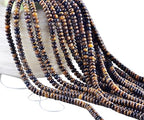 Rondelle Beads for Jewelry Making 5x8mm Natural Stone Beads 1 Strand 15.5inch Lentil Spacer Beads Rondelle Gemstone Bead Semi-Precious Stone Bead for Bracelet Necklace Crafts Tiger Eye - color: Tiger Eye Beads
