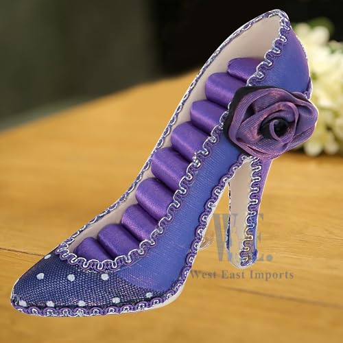 2 PCS Set Jewlery Display Shoe Ring Holder - Mannequin Necklace Display Bracelet Orgaziner (Purple) - color: Purple