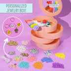 STMT D.I.Y. Personalized Jewelry Box, Design 50+ Accessories, Includes Swiveling Jewelry Box, Beads for Jewelry Making, Bracelet Making Kit, Great Gifts for Girls, Jewelry Making Kit for Girls 8-12 - size: Small, style: Jewelry Box