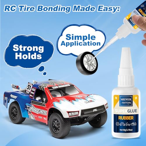 Rubber Glue,100g Super Glue for Rubber, RC Tires, Seals, Gaskets, Shoe Soles, Hose, Rubber Adhesive Heavy Duty, Waterproof, Motorcycle Handlebar Grip Glue for Automotive Parts, Bike Tires - size: 100g, style: Rubber Glue