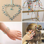 6 Strands Faceted Crystal Glass Beads Strands 3/4/6/8mm Rondelle Electroplate Glass Loose Spacer Beads Pearl Luster Plated for DIY Bracelet Necklace Jewelry Making, Steel Blue - color: 2/3/4/6/8mm-Steel Blue