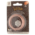 The Beadsmith Square Craft Wire - Medium Temper Beading Wire, Rose Gold Color, 21 Gauge, 4 Yards - color: Rose Gold, size: 21 Gauge, 4 Yard Coil