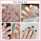 2100Pcs Flatback Nail Pearls Gems, 1.5-5mm White Beige Beads Half Round Nail Charms Beads with Pickup Pencil and Tweezers for Crafting Face Hair Manicure (11-K1-half-pearls-beige-white) - color: 11-K1-half-pearls-beige-white