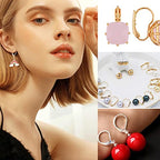 Beebeecraft 1 Box 20Pcs Leverback Earring Findings 18K Gold Plated French Earring Hooks 15.6x10mm Ear Wire Clip Earring Connector with 20Pcs Open Jump Rings for Jewelry Making - color: Gold Leverback Earring