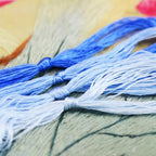 4 Skeins Mulberry Silk Floss Embroidery Thread Floss-Cross Stitch Threads China Silk Woven Jewelry Threads DIY Sewing Kits (22) - color: 22