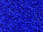 Czech Glass Seed Beads Royal Blue Opaque Size:11/0 50 gr / 1.76 oz