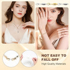 Magnetic Necklace Clasps and Closures, 18K Gold and Silver Jewelry Clasps and Closures with Lobster Clasp, Exquisite Necklace Extenders for Women and Seniors. Ideal for DIY Jewelry Making.