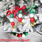 240Pcs Christmas Wood Beads 16mm for Craft Large Hole:6mm (Mix) - color: Christmas Wood Beads