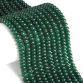 76pcs 5x8mm Natural Dark Green Jade Stone Rondelle Spacer Loose Beads Abacus Disk Stone Round Loose Gemstone Beads for Jewelry Making DIY Bracelet Necklace - color: Dark green Jade Stone, size: 5x8mm Abacus Disk