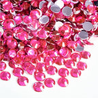 Blinginbox 50000pcs Flatback Rhinestones,Silver Backing Resin Non Hotfix Rhinestones Large Quantity Wholesale for Crafts Creative Design,Clothes,Makeup,Nail Art (2mm=0.08",Light Rose - color: Light Rose, size: 2mm=0.08"