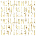 Youdiyla 80pcs Alloy KC Golden Father's Day Series New Tool Set Pendant Jewelry Making DIY Keychain Earrings Pendant Various Design Charms for Jewelry Making Bracelets Necklace (SN902) - color: SN902