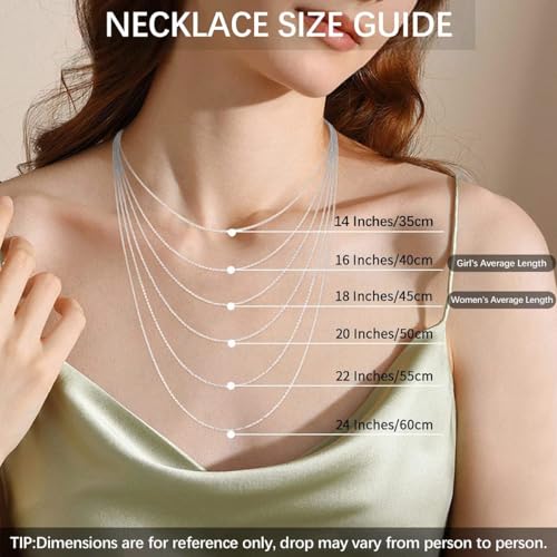 Beebeecraft 1 Box 20Pcs Cable Chain Necklaces 18K Gold Plated Brass 1mm Chain Necklace for Women - color: Gold 20pcs