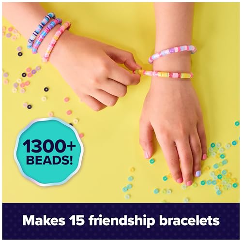 Cool Maker, Stack’d Heishi Expansion Pack Bead Kit, Bracelet Making Kit with Over 1300 Beads for Bracelets, Makes 15, Arts and Crafts Kids Toys for Girls Ages 7 and up - style: Heishi Expansion Pack Bead Kit