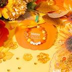 BeYumi Fall Bracelet Kit - 24 Pack Fall Letter Beads Friendship Bracelets with Pumpkin Gift Cards and Bags Autumn Thankful Kit Party School Classroom Party Fun Activities - style: FALL