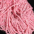Song Xi 120pcs 3mm Natural Pink Tourmaline Gemstone Beads Faceted Round Loose Stone Beads for Jewelry Making (1 Strand) - color: Pink Tourmaline, size: 2.8-3.3mm