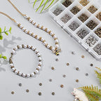 PH PandaHall 900pcs Metal Spacer Beads, 6 Style Tibetan Gear Bicone Flower Beads Alloy Jewelry Loose Beads for Bracelet Necklace Earring Jewelry Making(Antique Silver, Antique Bronze and Golden)