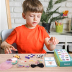Eenua Pony Beads Keychain Kit for Kids DIY Bead Pets Craft Set with 12 Animal Keychains 2 Heart Shaped Boxes Creative Art Craft for Beginners