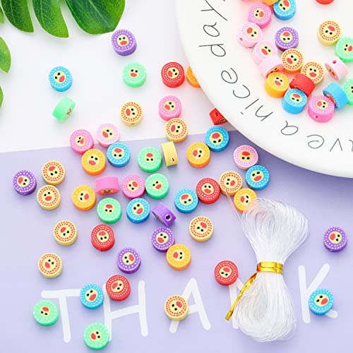 100pcs Duck Polymer Clay Spacer Beads for Women Jewelry Making DIY Bracelet Necklace Hair Clip Accessories (Duck) - color: Duck
