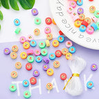 100pcs Duck Polymer Clay Spacer Beads for Women Jewelry Making DIY Bracelet Necklace Hair Clip Accessories (Duck) - color: Duck