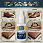 Meuvcol Leather Glue 100g, Fast-Setting Leather Repair Adhesive for Purses, Shoes, Car Seats, Suede & Upholstery, Clear-Drying Strong Bond for Leather, Includes 6 Precision Tips - size: 100g, style: Leather Glue