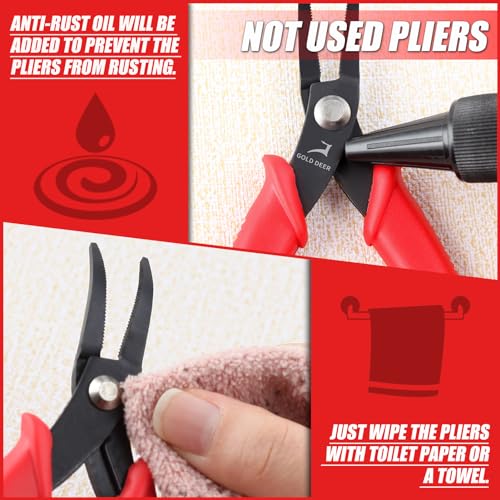 5.5 Inches Bent Nose Pliers With Serrated Jaw Bent Long Nose Pliers Mini Curved Nose Pliers Precision Pliers Jewelry Making Tool Functional Micro Professional Tool For Gripping Bending Wires - style: Bent Nose Pliers