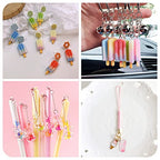 Craftdady Resin Plastic Miniature Food Snack Pendants Charms Ice Drink Juice Pendants Cute Bottle Fruit Keychain Charms Hang Ornament for DIY Craft Earring Bracelet Necklace Jewelry Making - color: Mixed Color Bubble Tea (24 Styles)